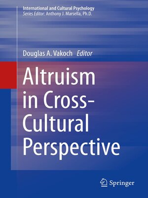 cover image of Altruism in Cross-Cultural Perspective